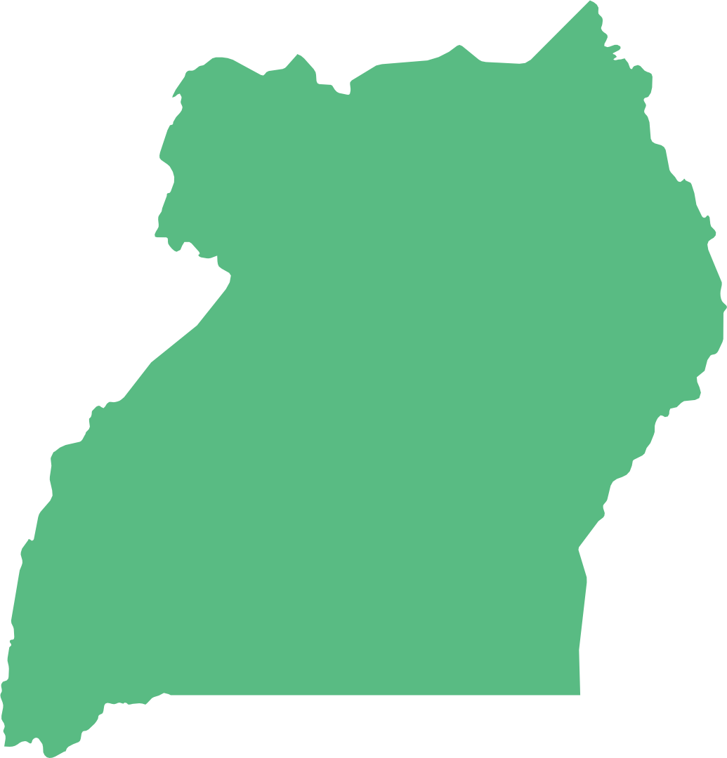 Map of Uganda