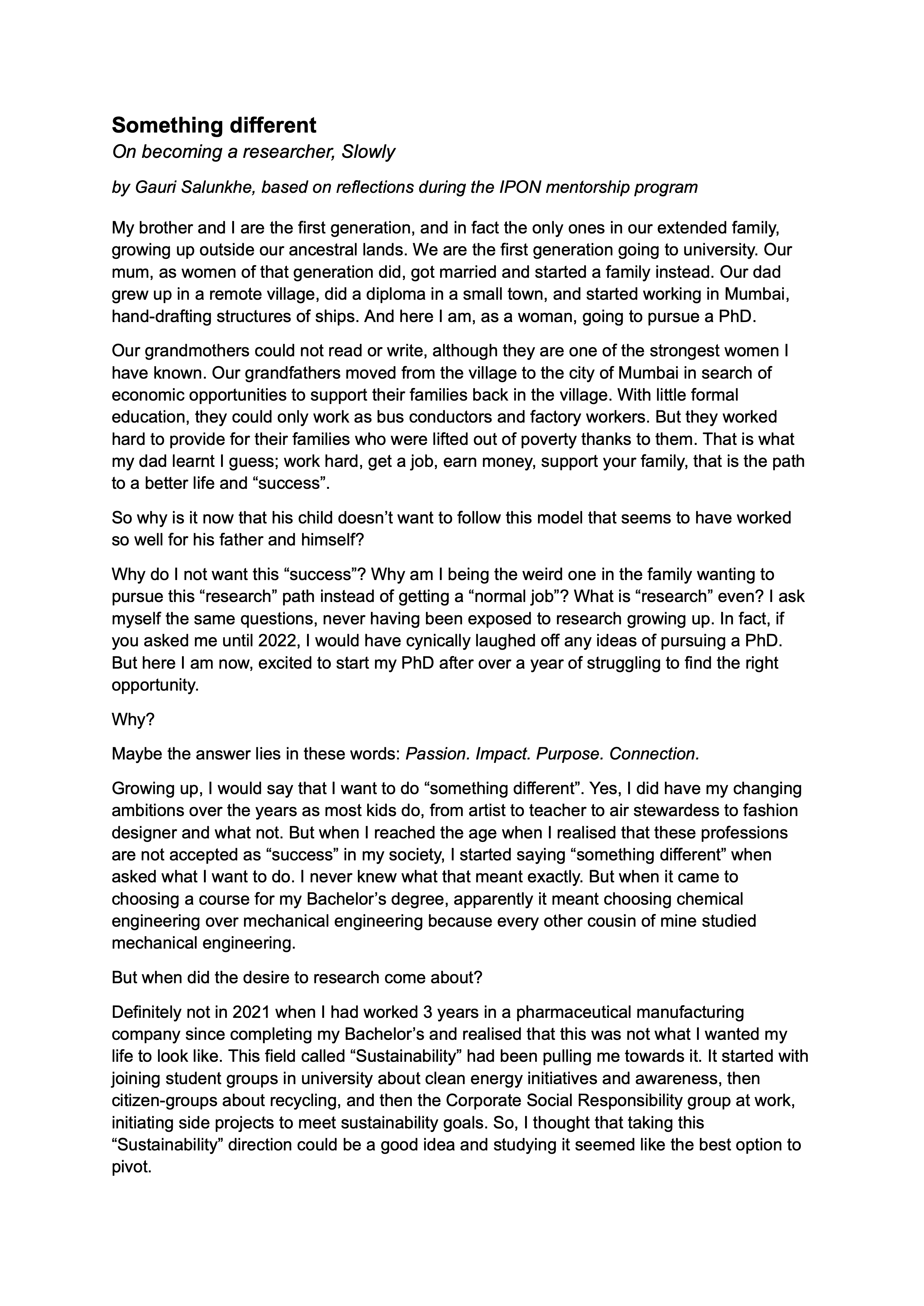 Mentorship Write Up - Gauri Salunkhe