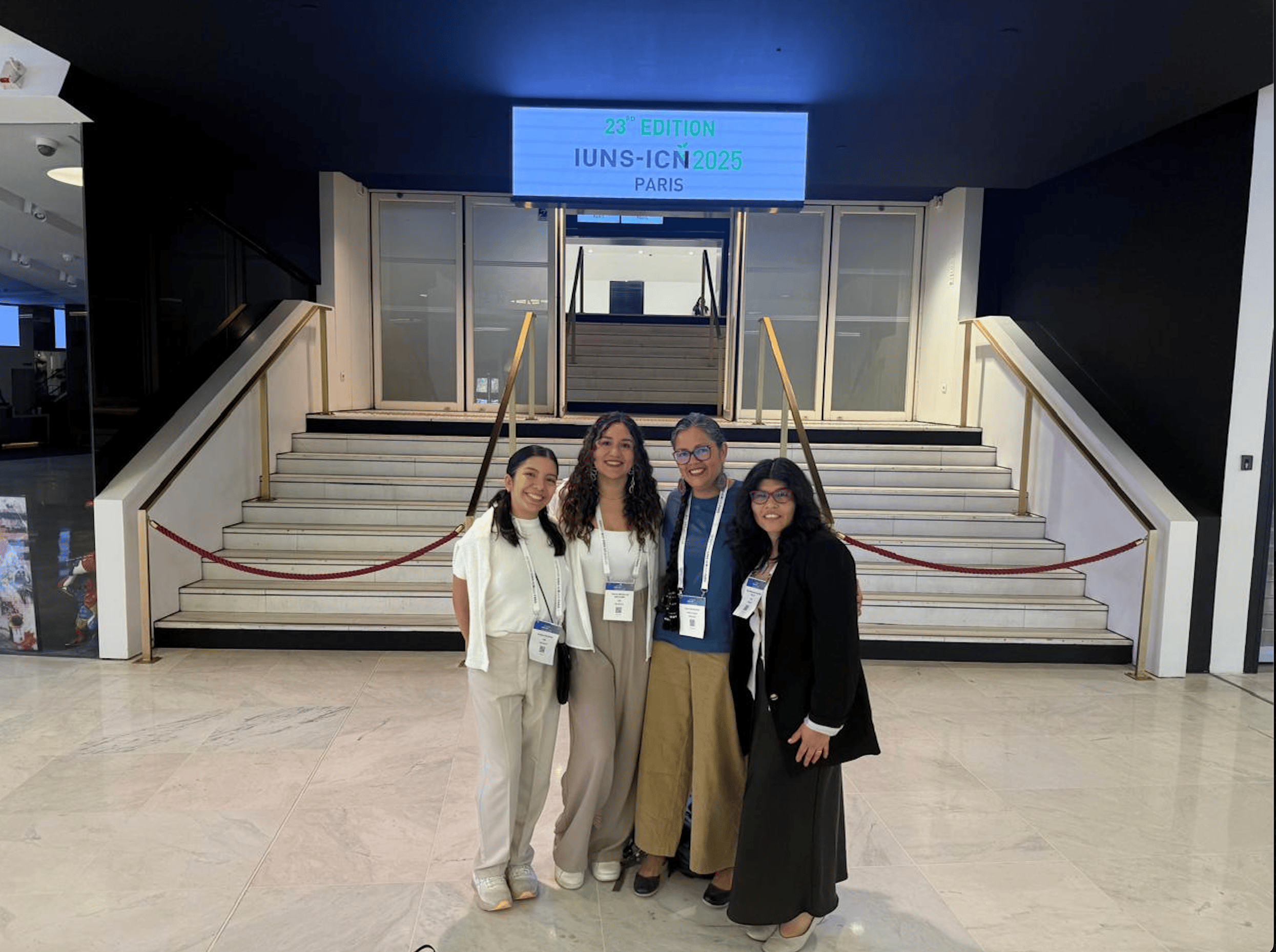 A delegation participated in the International Congress on Nutrition in Paris, presenting on the impacts of climate change on food systems and health in Indigenous contexts.